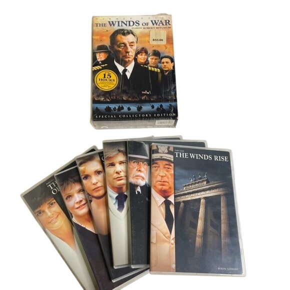 The Winds of War Vintage 6 CD Set War Series 1983 u Robert Mitchum Ali MacGraw j - Picture 1 of 12